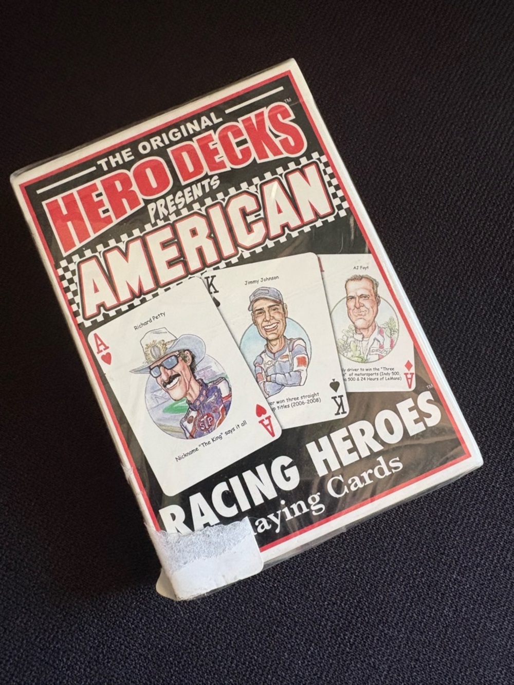The Original American Racing Heroes Playing Cards – New Sealed Deck